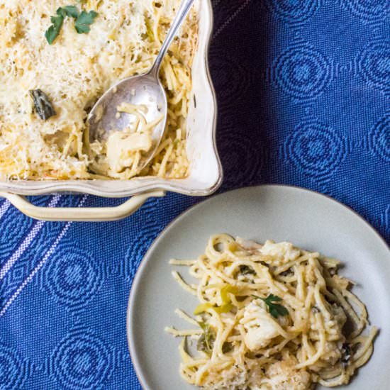 Cauliflower Tetrazzini