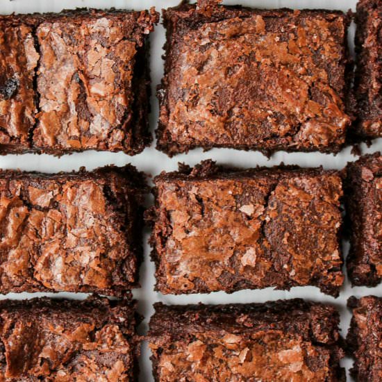 Dark Chocolate Nutella Brownies