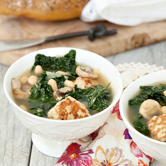 Slow Cooker Italian Meatball Soup