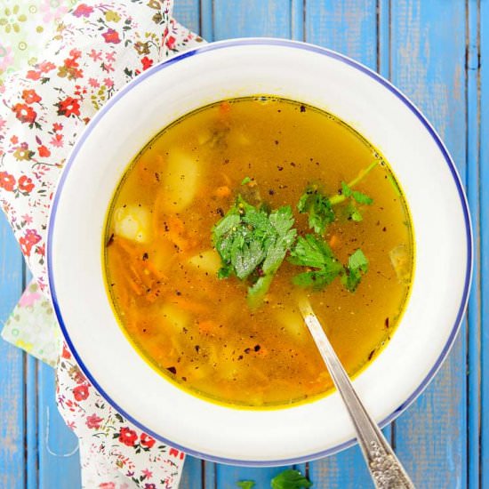 Canned Salmon Soup