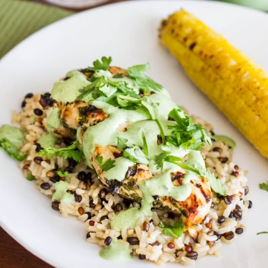 Grilled Cilantro Lime Chicken