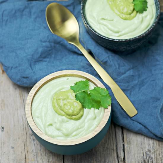 Easy Avocado Detox Soup