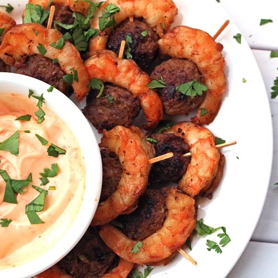 Sausage & Shrimp Appetizer