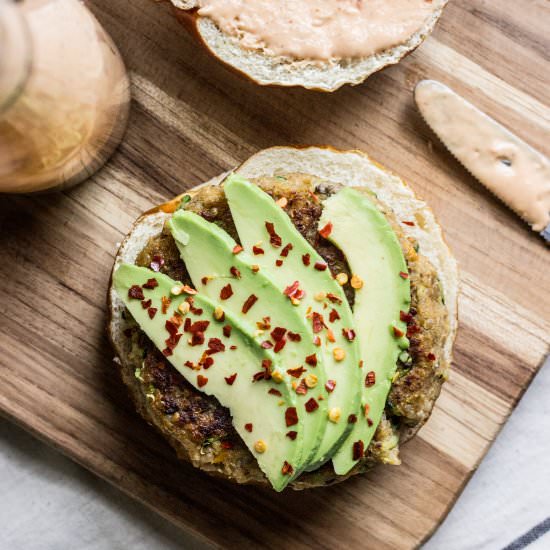 Sweet Potato Veggie Burgers