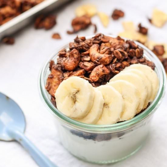Chocolate Banana Granola