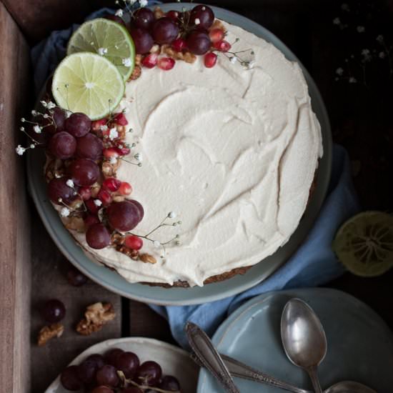 Rustic Vegan Carrot Layer Cake
