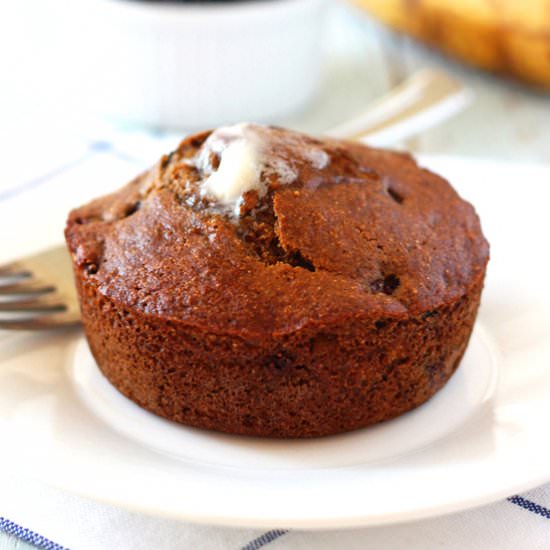 Mini Blackberry Banana Breads