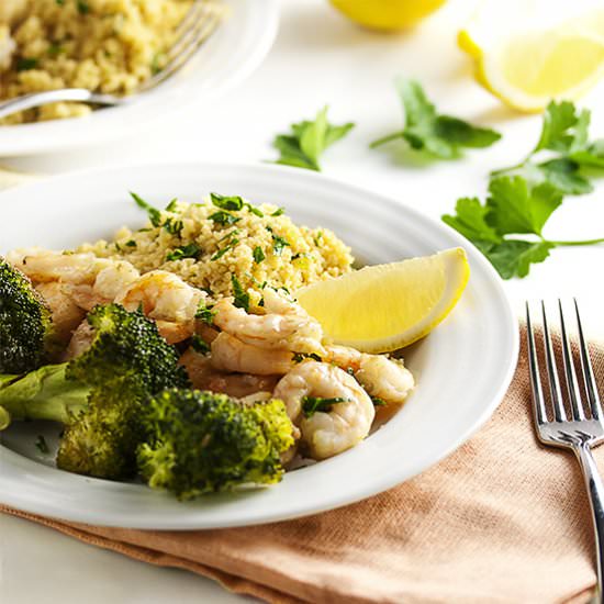 Oven Roasted Shrimp and Broccoli