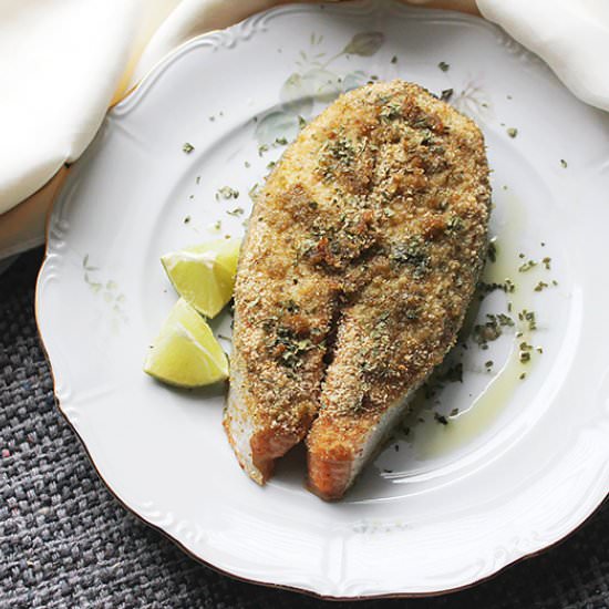 Baked Crusted Salmon