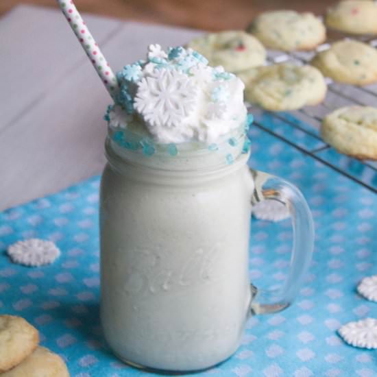 Snow Day Sugar Cookie Milkshake