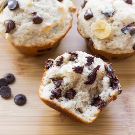 Banana Chocolate Chip Muffins
