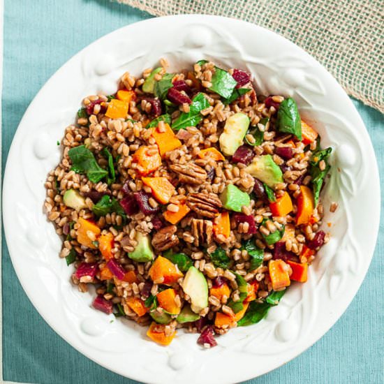 Farro salad