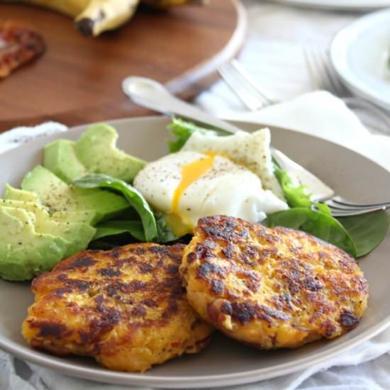 Plantain Bacon Fritters