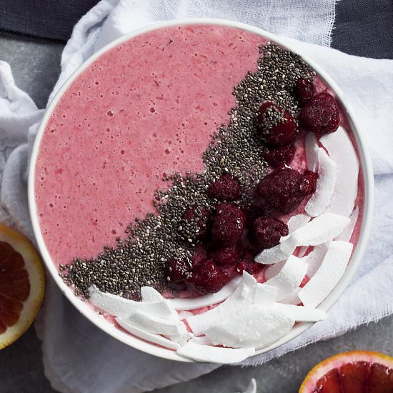 Blood Orange & Raspberry Smoothie