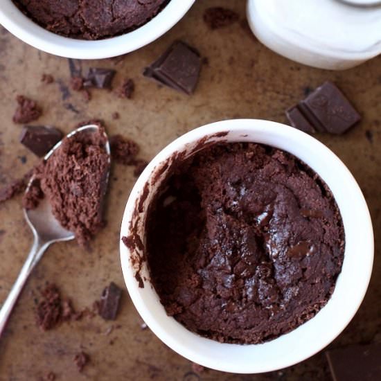 Healthy Two Minute Brownies