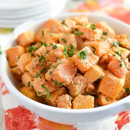 Tahini Roasted Butternut Squash
