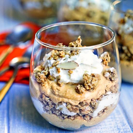 Pumpkin Cheesecake Parfaits