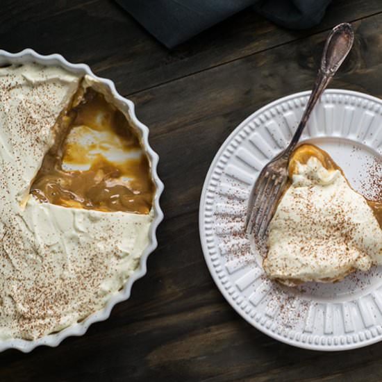 Crustless Banoffee Pie