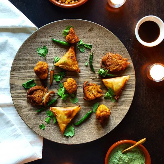 Indian Snack Platter