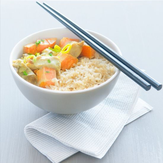 Chicken and Sweet Potato in Coconut