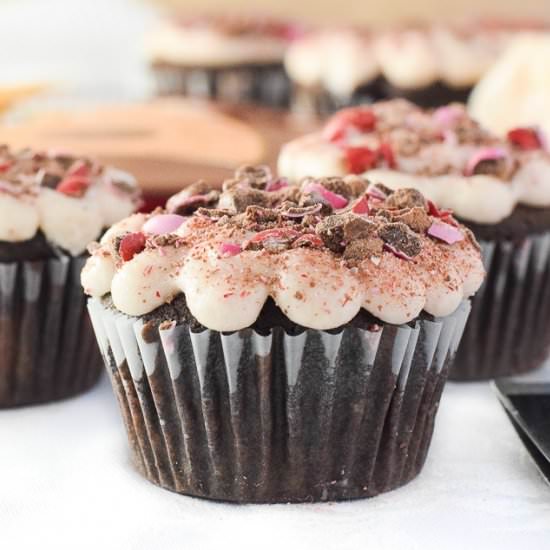 Chocolate Valentine’s Day Cupcakes