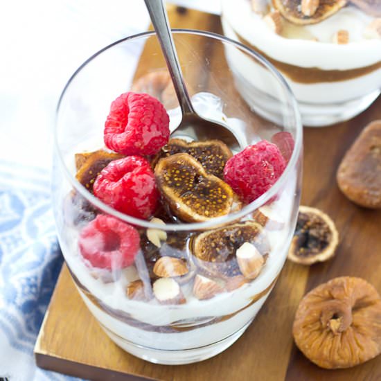 Fig and Date Breakfast Parfait