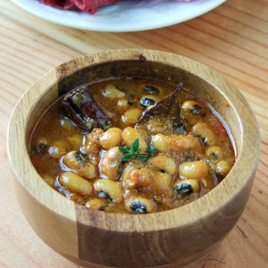 Lobia （Black Eye Bean in Spicy Curry)