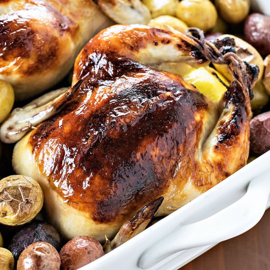 Buttermilk Brined Cornish Hens