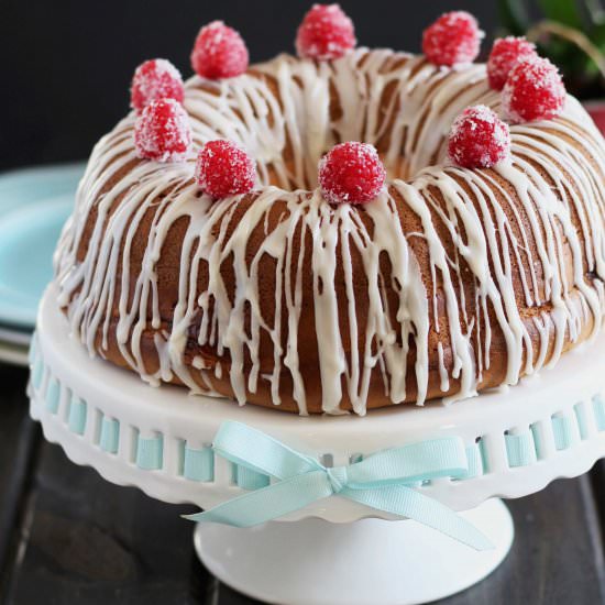 Raspberry Cream Cheese Coffee Cake