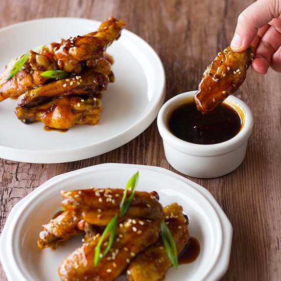 Sweet and Sour Baked Chicken wings