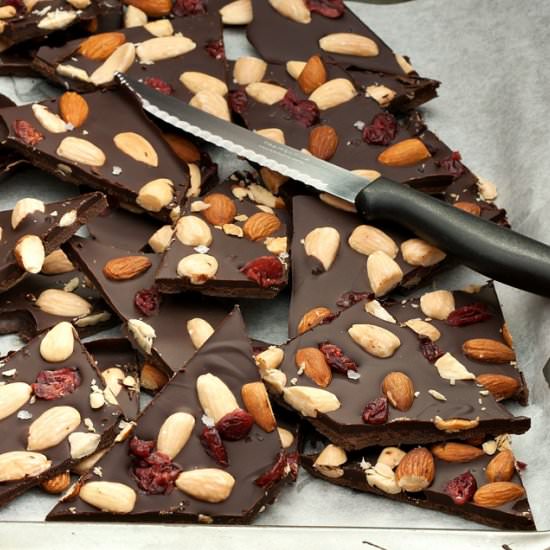 Almond and Cranberry Bark