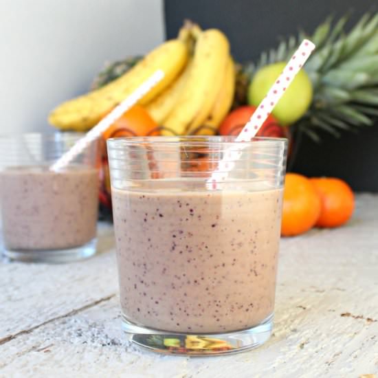 Smoothie with Fruit and Veggies
