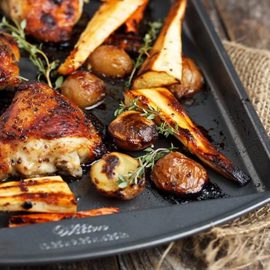 Sheet-Pan Chicken and Vegetables