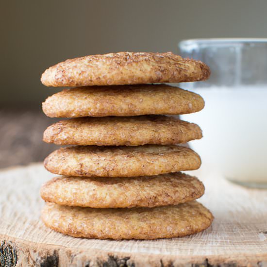 Chewy Snickerdoodle Cookies