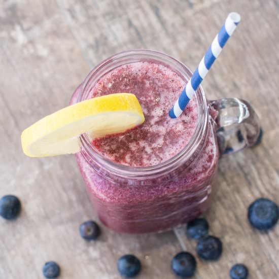 Apple Blueberry Lemon Smoothie
