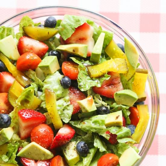 Avocado Berry Salad