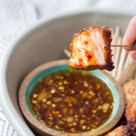 Paleo Coconut Salmon Bites