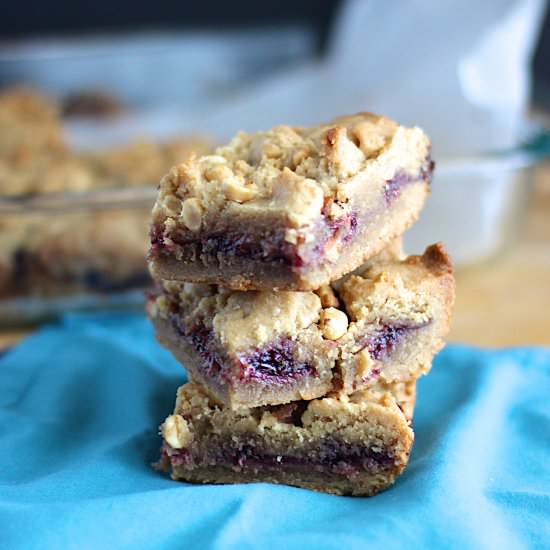 Peanut Butter & Jelly Bars