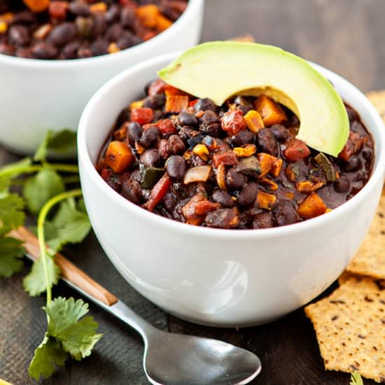 Butternut Squash Black Bean Chili