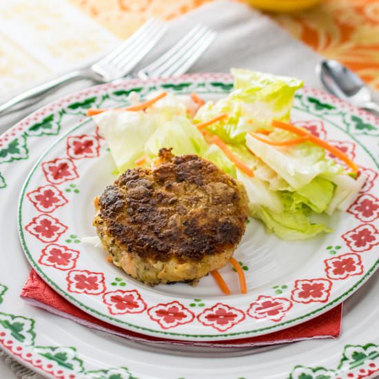 Blackened Salmon Fishcakes