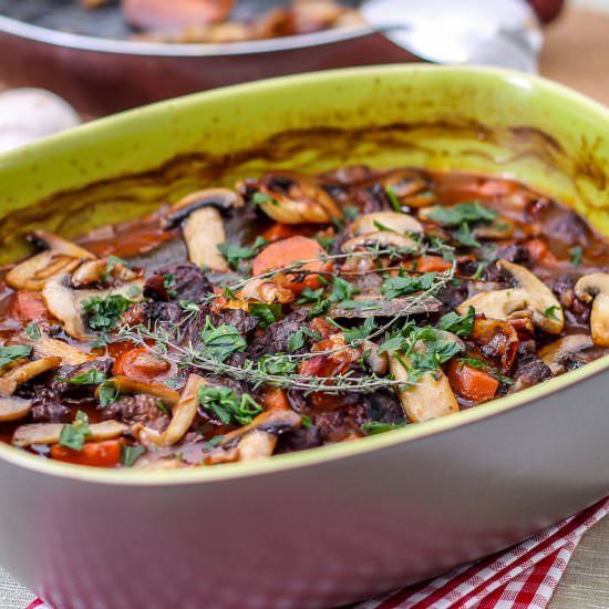 Burgundy Beef Ragout