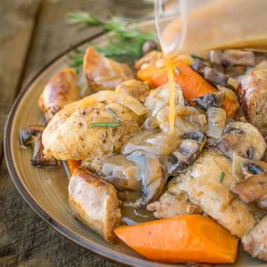 Slow Cooker Rosemary Chicken