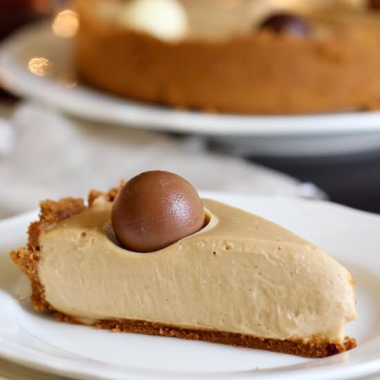 No Bake Biscoff Cheesecake