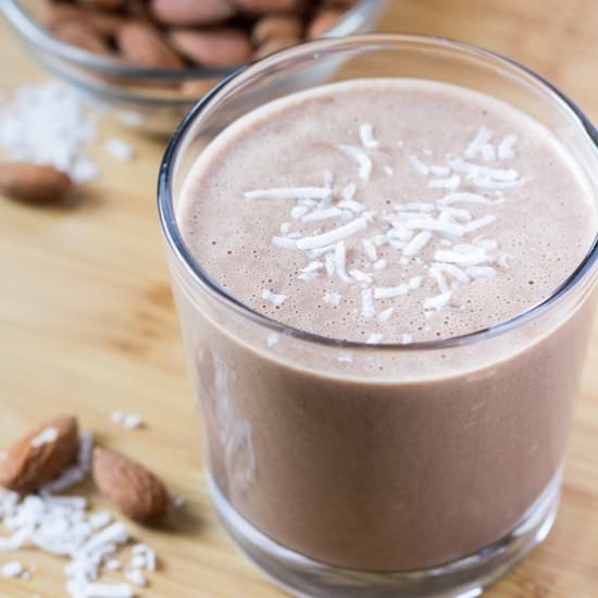 Chocolate Almond Coconut Shake