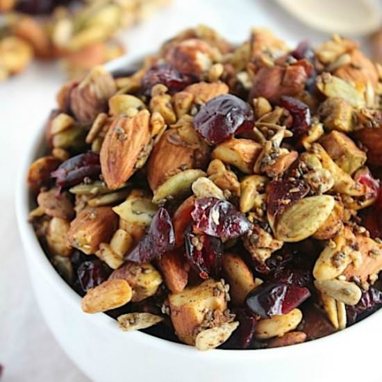 Pumpkin-Berry Grain Free Granola