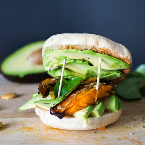 Pumpkin and Avocado Muffin