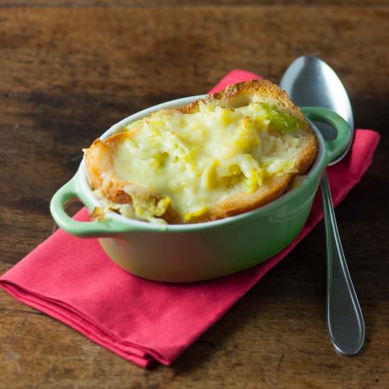 Cabbage Soup with Cheese