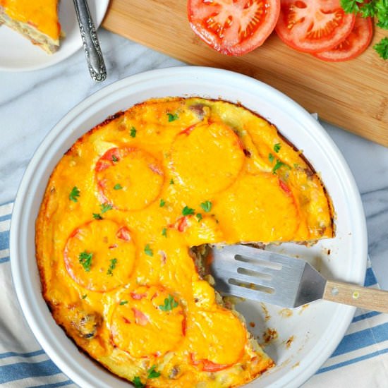 Aunt Bee’s Sausage & Cheese Pie