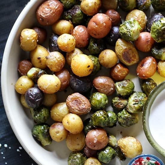Brussel Sprouts & Baby Potatoes