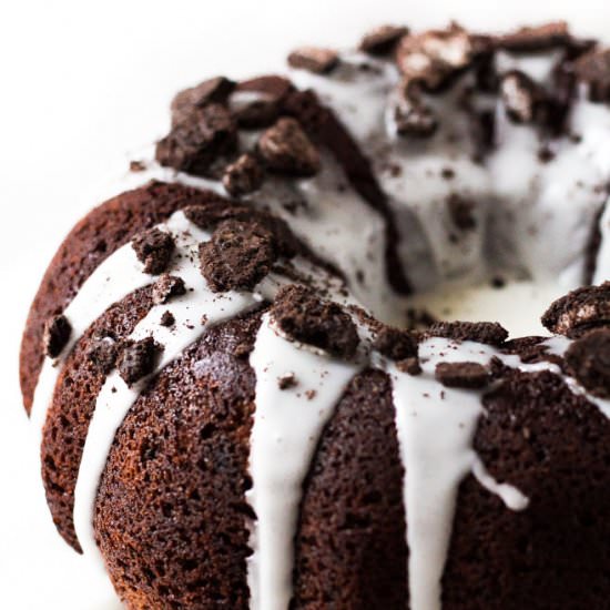 Chocolate Oreo Bundt Cake
